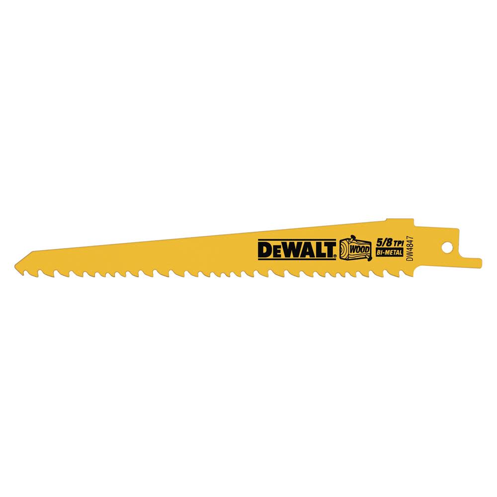

DEWALT 6 in. 5/8 TPI Taper Blades (5)