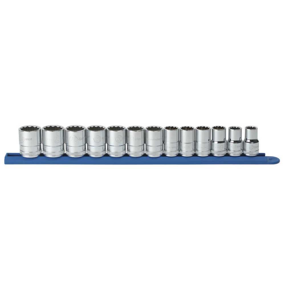 

GEARWRENCH 13 Pc 1/2" Drive 12 Point Standard Metric Socket Set