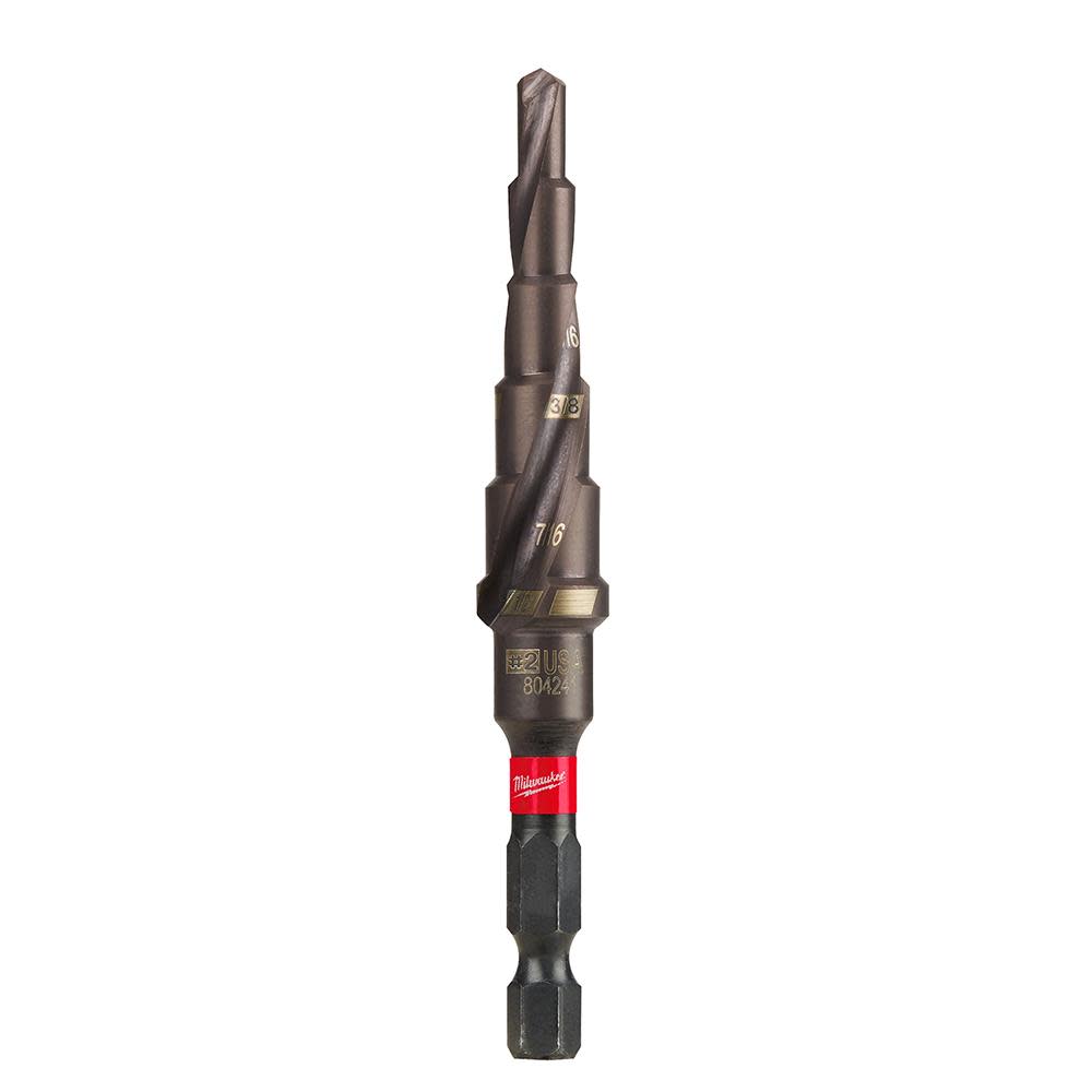

Milwaukee SHOCKWAVE Impact Duty Step Bit #2 3/16 - 1/2 in.
