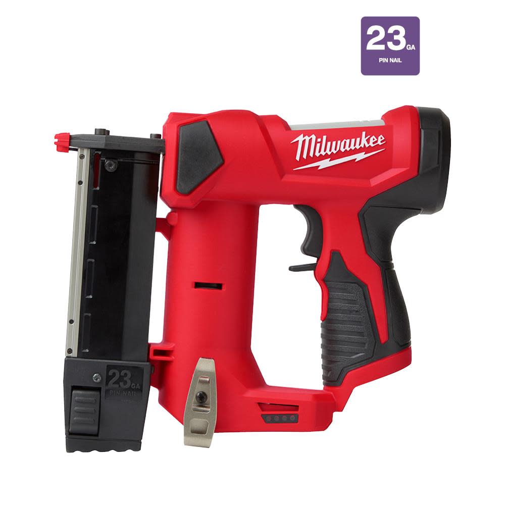 

Milwaukee M12 Pin Nailer 23ga Bare Tool Reconditioned