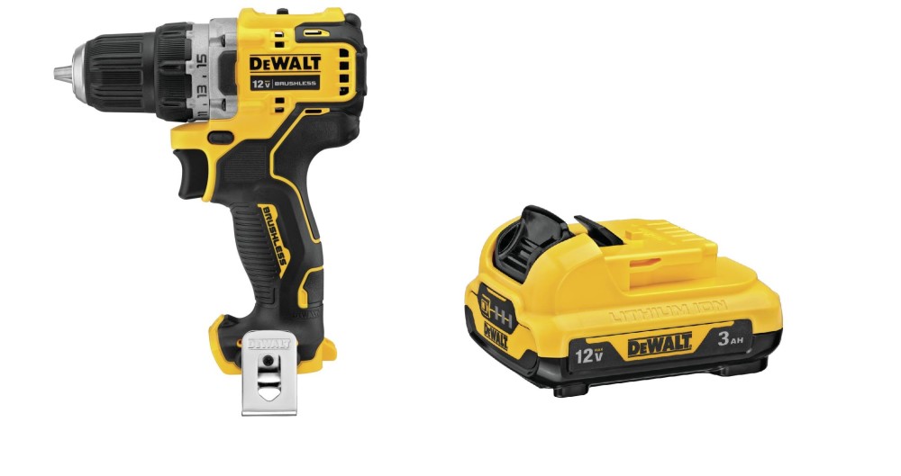 

DEWALT XTREME 12V MAX 3/8" Drill Driver & 3Ah Battery Bundle