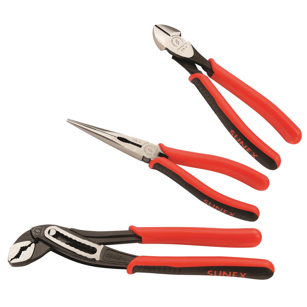 

Sunex 3 Pc Multi Purpose Pliers Set