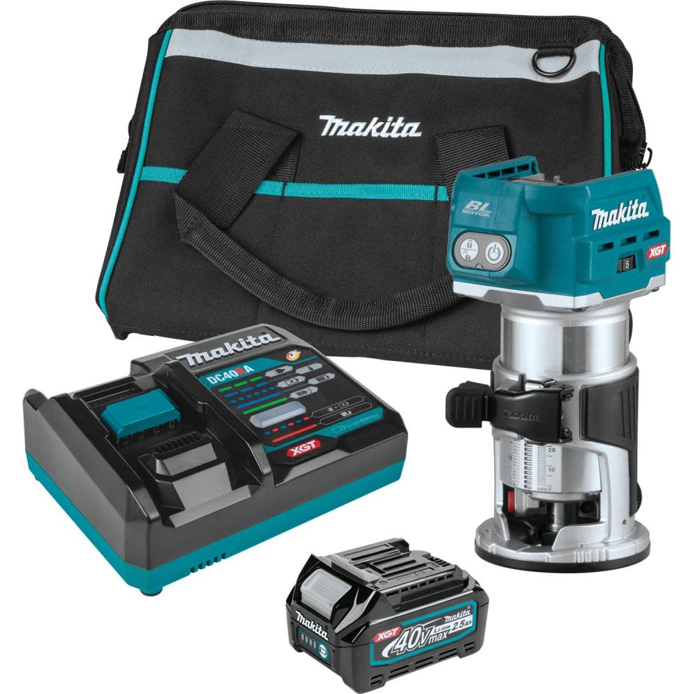 View Makita 40V max XGT Compact Router Kit
