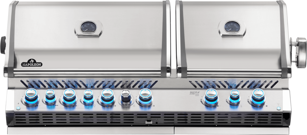 

Napoleon Built-in Prestige PRO 825 Natural Gas Grill Head with Infrared Bottom and Rear Burner Stainless Steel