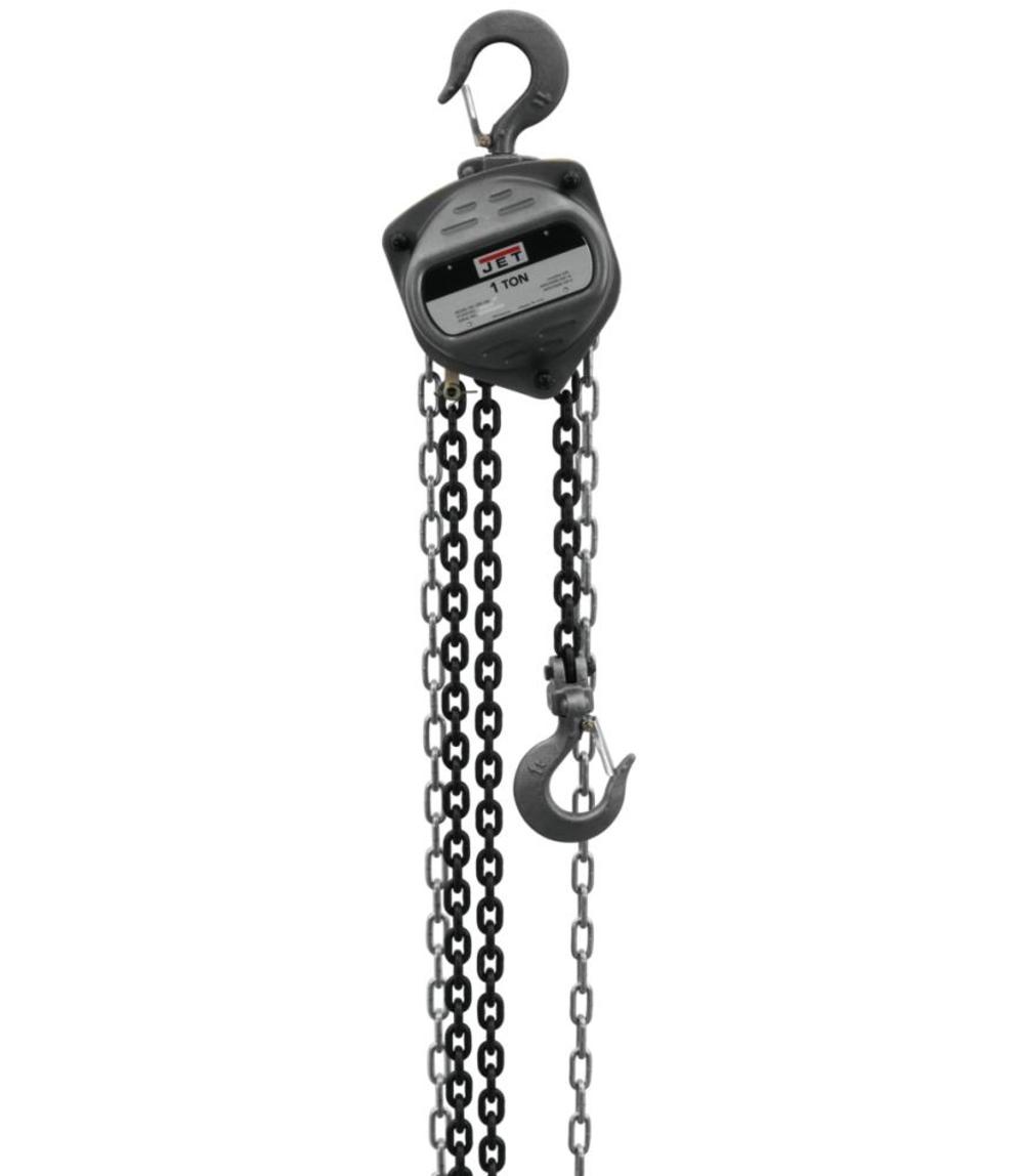S90-100-10, 1-Ton Hand Chain Hoist with 10 Ft. Lift
