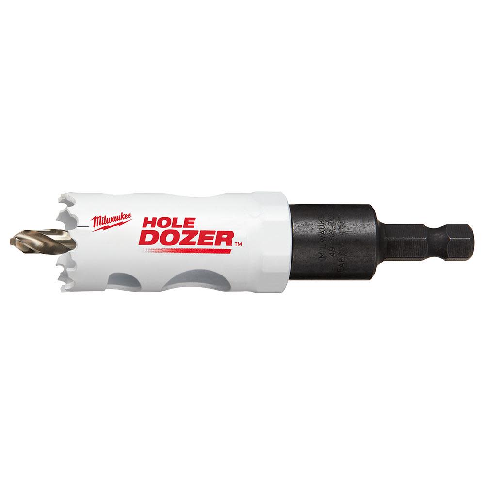 

Milwaukee 1 in. Hole Dozer Bi-Metal Hole Saw with 3/8 in. Arbor