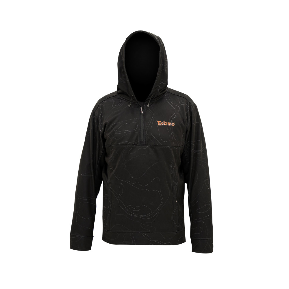 Eskimo Shanty Boss Hoodie Black Small