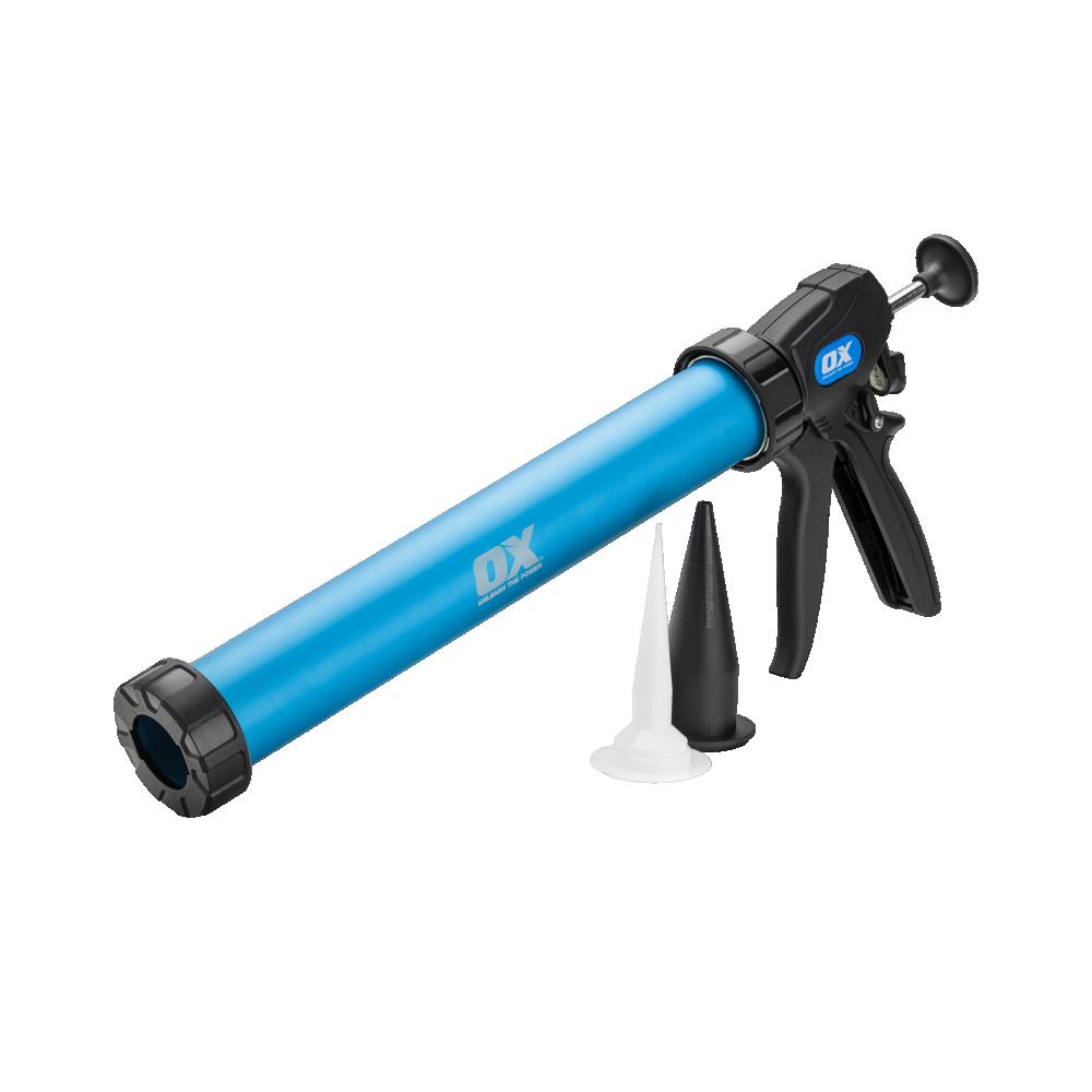 Ox Tools OX Pro Dual Thrust 20oz Sausage Gun OX-P045560 - Acme Tools