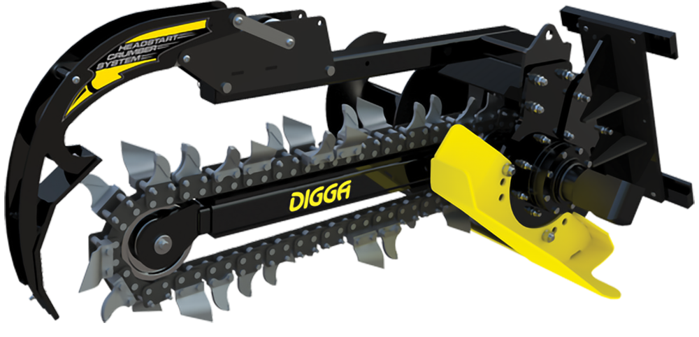 

Digga North America Bigfoot Trencher 36" (Skid Steers & Mini Excavators Up To 4.5T)