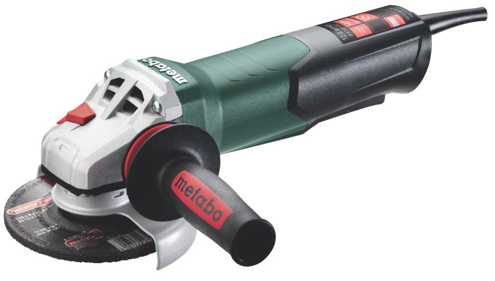 

Metabo 4.5"/5" Angle Grinder with Non Locking Paddle