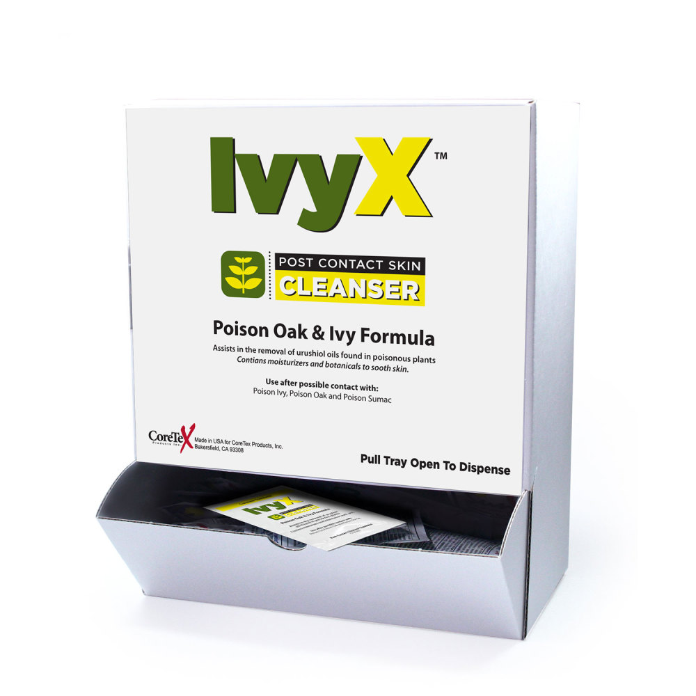 Aero Healthcare IvyX Post-Contact Cleanser Packets 50 Pieces