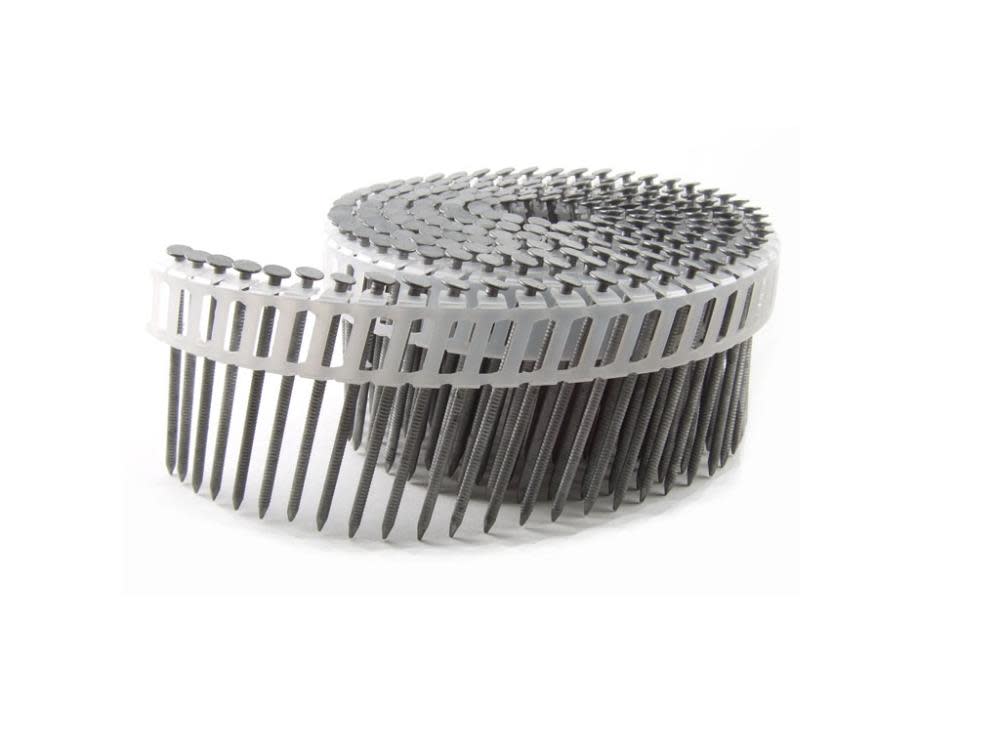 (6M) 2 In. x .092 Plastic Collated Hot Dipped Galvanized Ring Shank Coil Siding Nails, 6,000/Box - 2X092HDRPC - By Brand  sku 2X092HDRPC