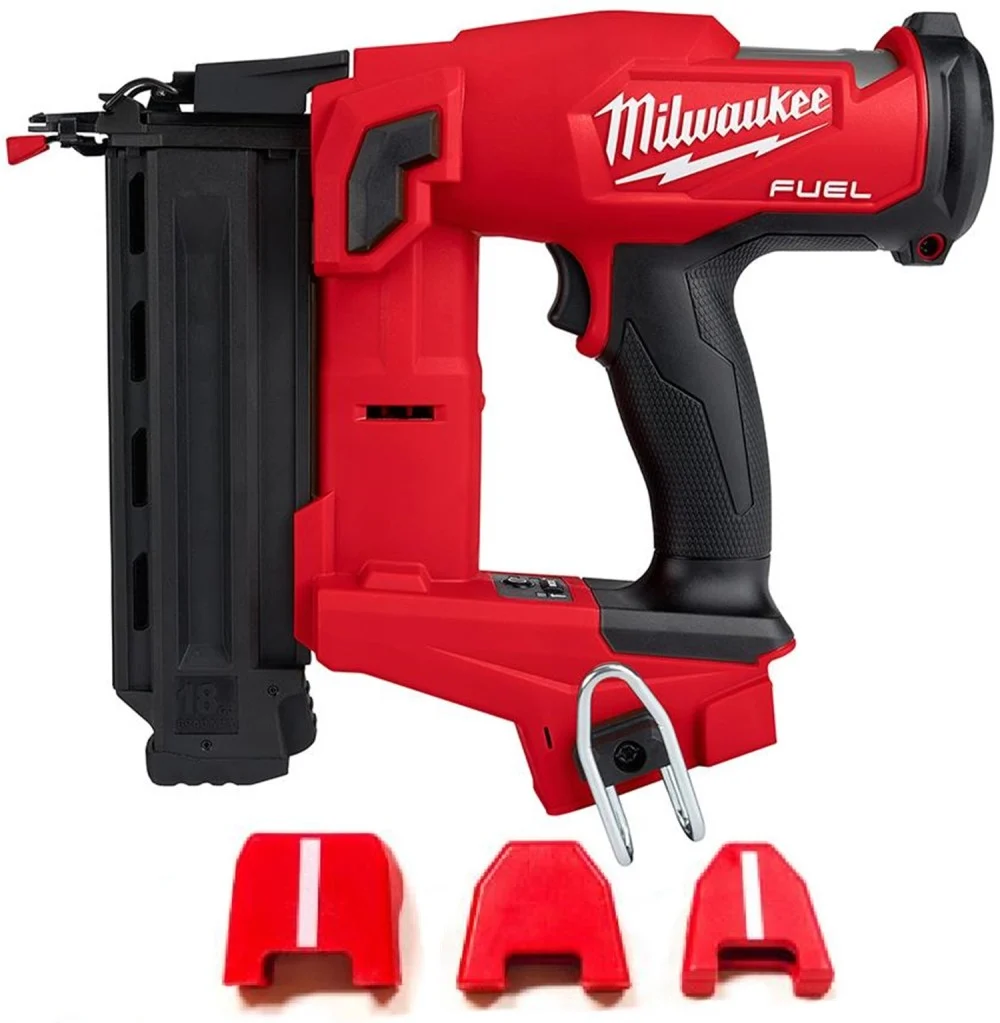 View Milwaukee M18 FUEL 18 Gauge Brad Nailer (Bare Tool) & No Mar Pad Set of 3 Bundle