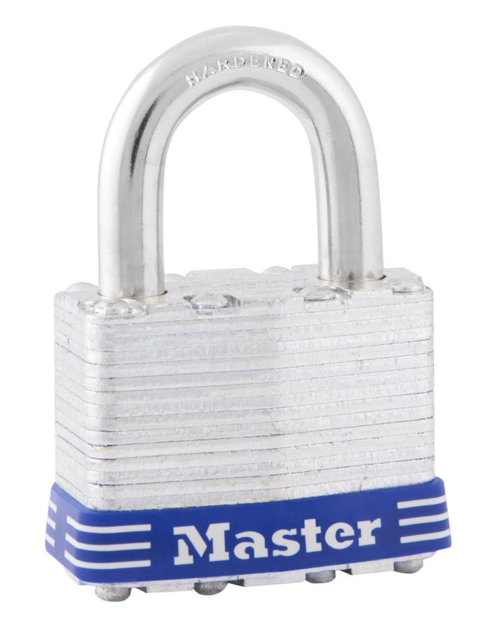 

Master Lock 1-3/4 In. (44mm) Wide Laminated Steel Pin Tumbler Padlock - 1D