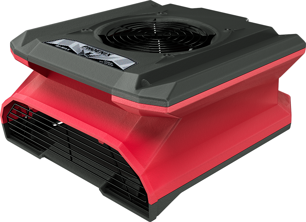 Phoenix Restoration Equipment AirMAX Radial Air Mover - Red