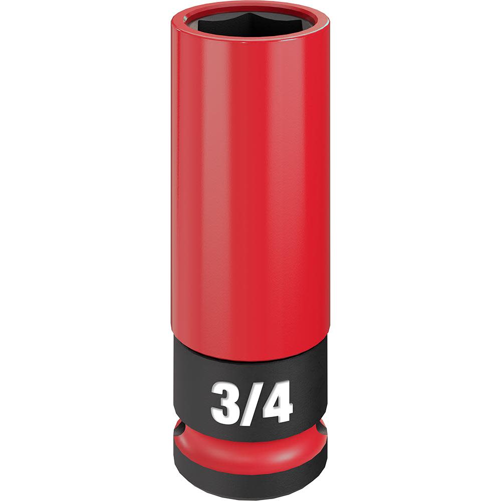 

Milwaukee SHOCKWAVE Impact Duty Socket 1/2 Drive 3/4" SAE Lug Nut Wheel