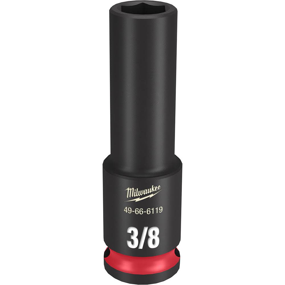 Milwaukee SHOCKWAVE™ Impact Duty™ Socket 3/8" Drive 3/8" Deep 6 Point
