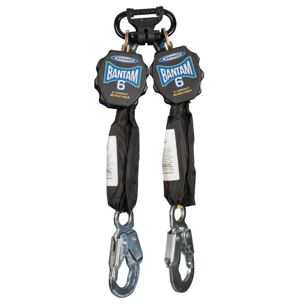 

Werner 6 ft Bantam Twin Leg Web Self-Retracting Lifeline
