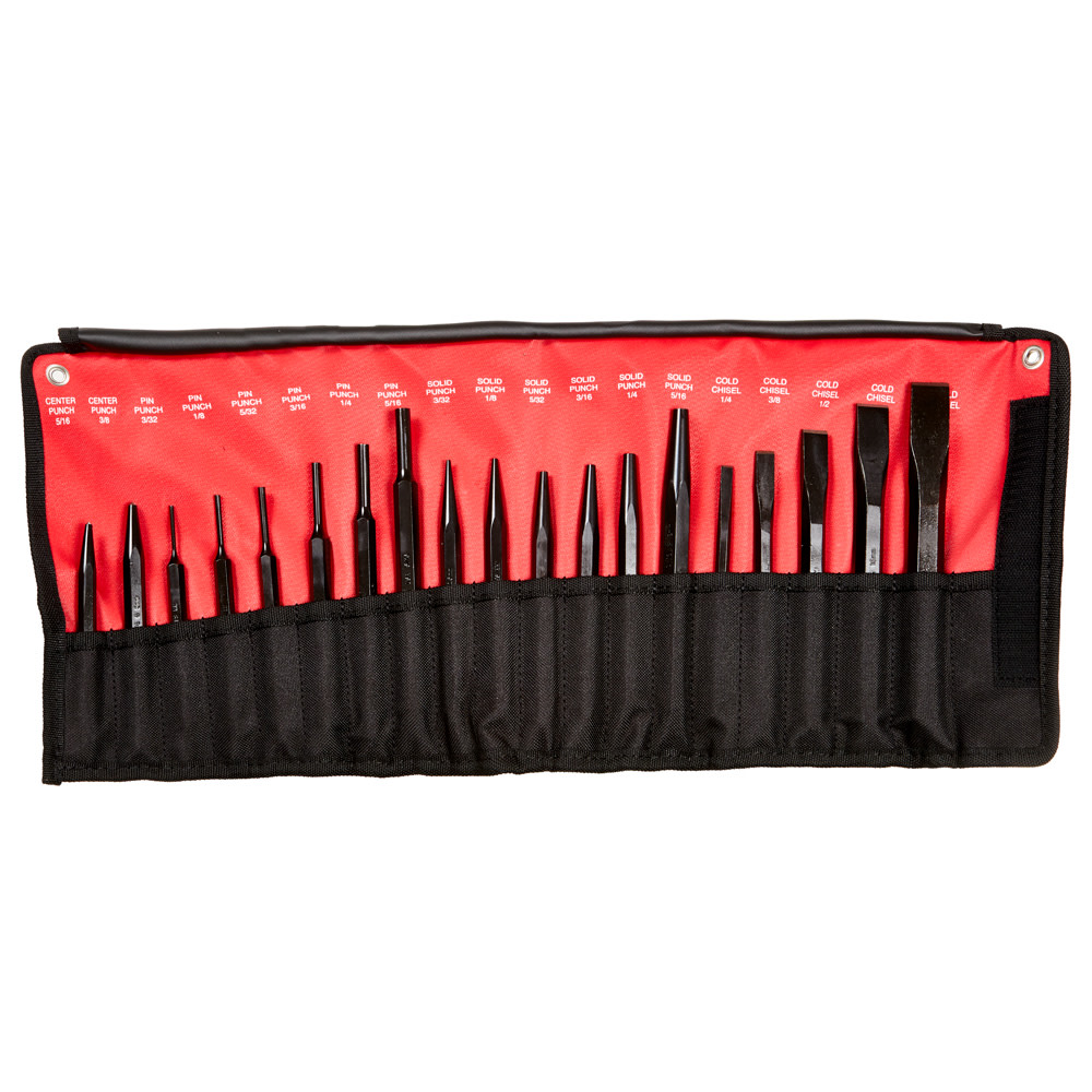 Mayhew Steel Products 19Piece 7019K Pro Punch and Chisel Kit 61019