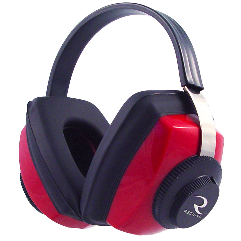 

Radians Competitor ear muffs with red cups