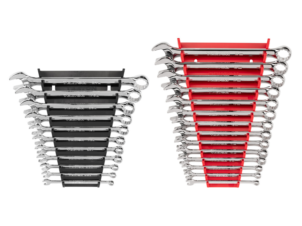 Combi Tool Rack Tekton Combination Wrench Set, Racks, 25 Piece (1/4-3/4 Inch, 6-19 mm ...
