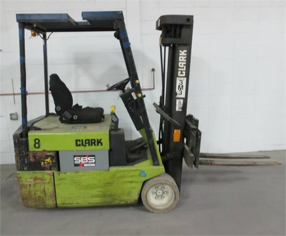 

Clark Forklift 5000# Capacity 36V Electric TM25 - Used