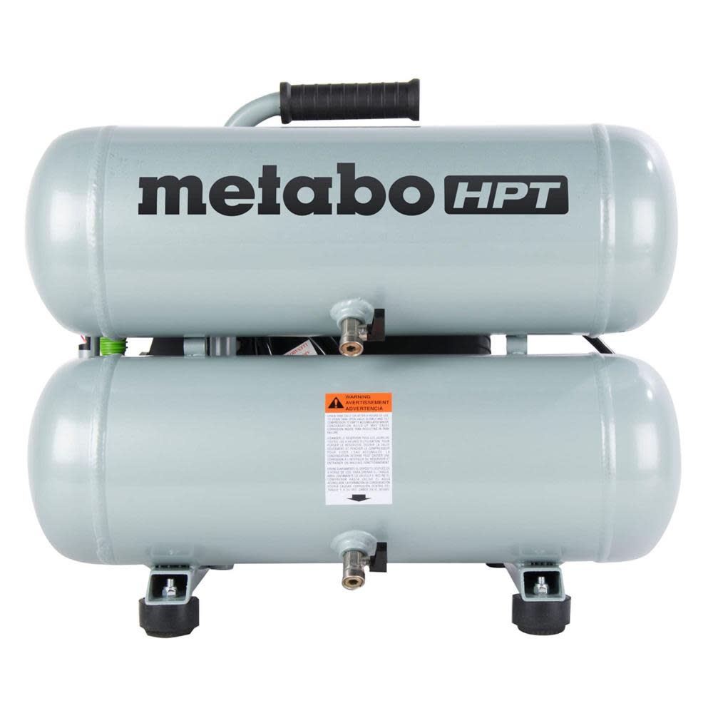 

Metabo HPT Portable 4 Gallon Twin Stack Air Compressor