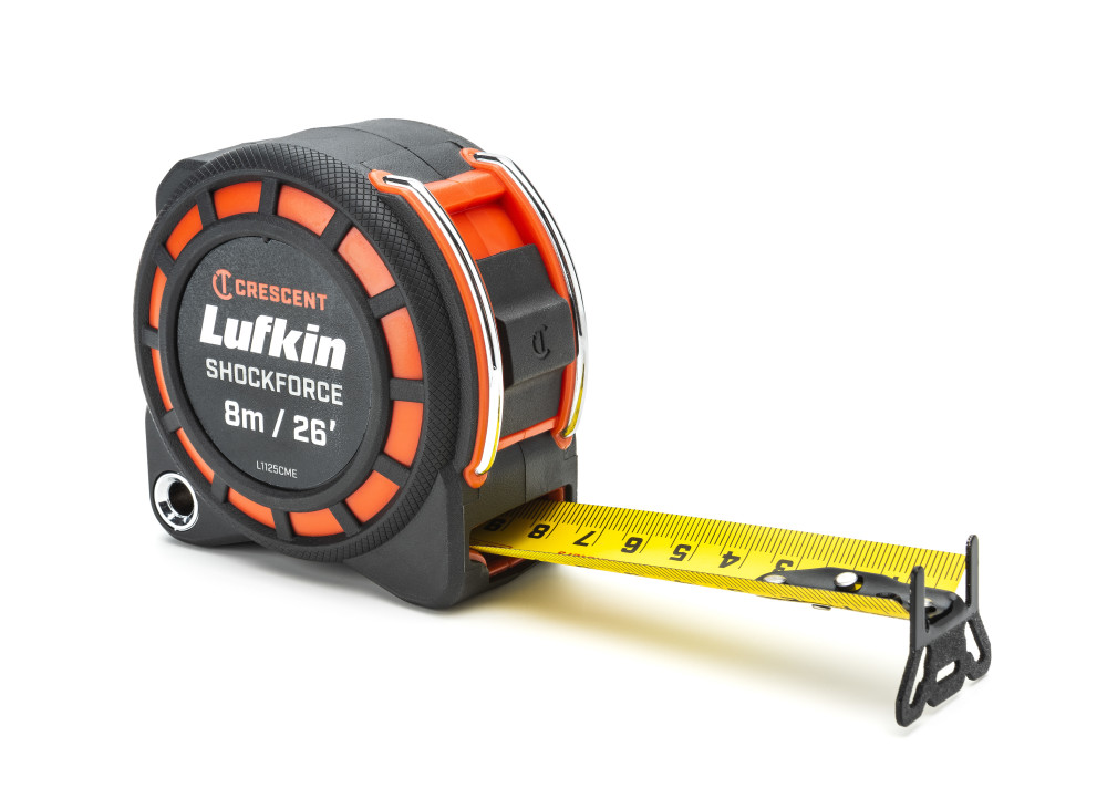 

Crescent Lufkin Shockforce Tape Measure Dual Sided 1 3/16 x 8m/26'