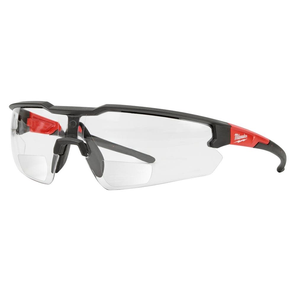 

Milwaukee Safety Glasses - +2.50 Magnified Clear Anti-Scratch Lenses