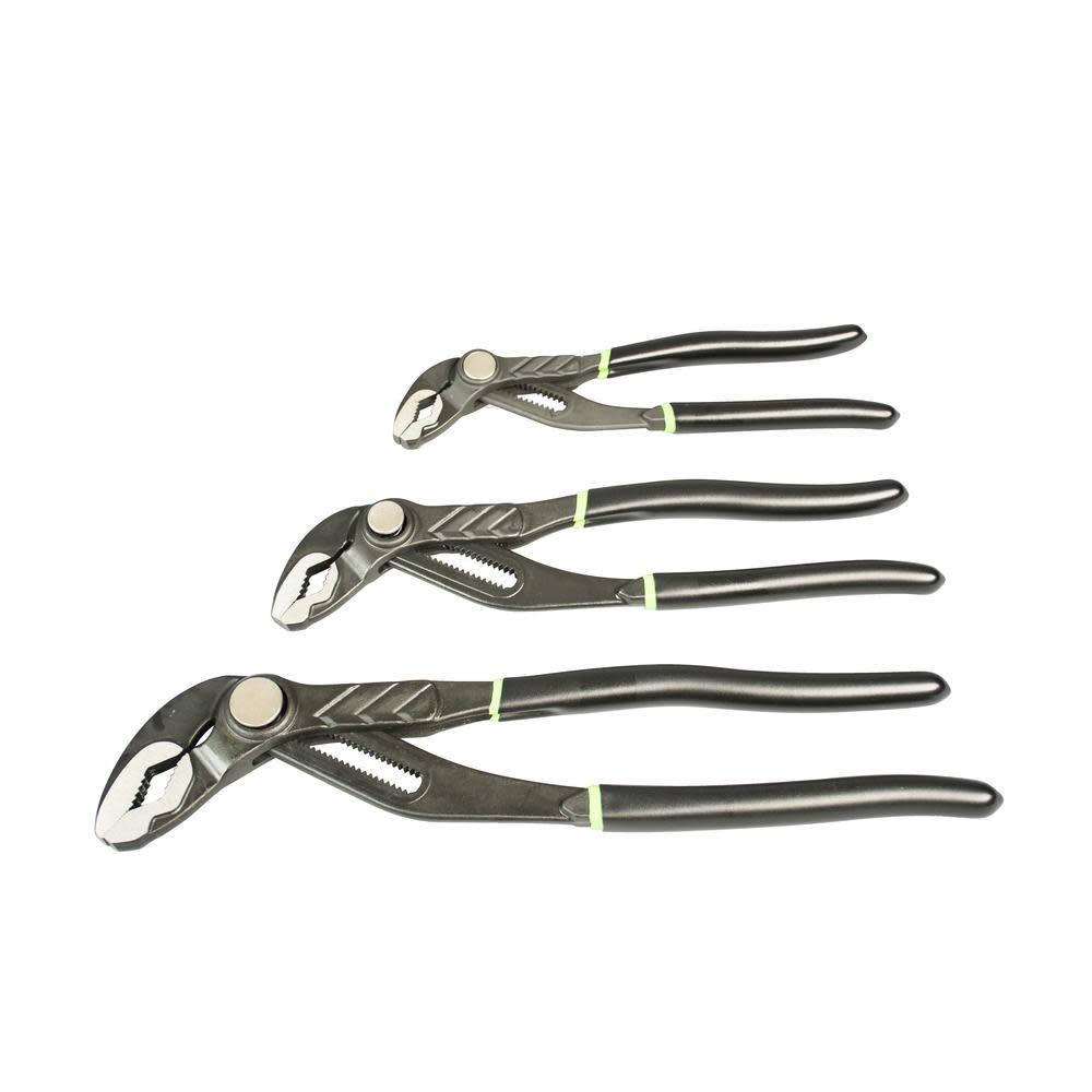 

Greenlee Push Button Water Pump Pliers 3 Piece Set