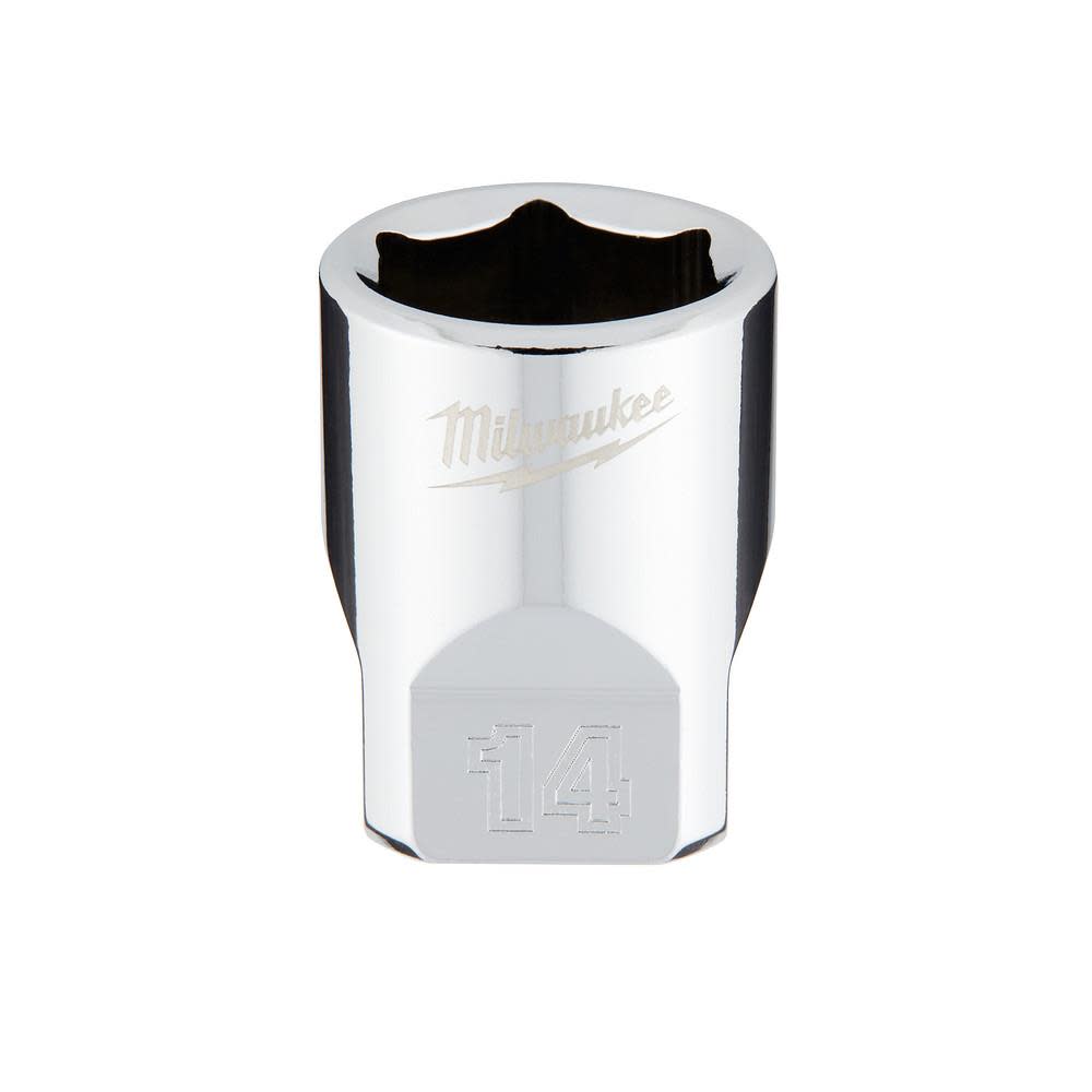 Milwaukee 1/4 in. Drive 14mm Metric 6-Point Socket image number null
