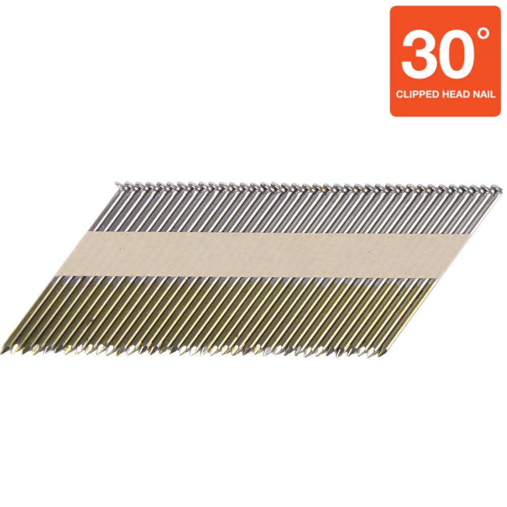 

Metabo HPT 3" Smooth Shank Clipped Head Paper Tape Nails 2500qty