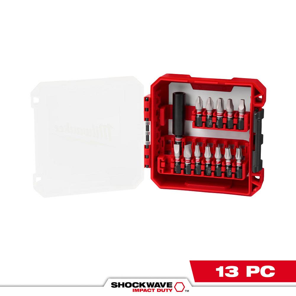 Milwaukee 13PC SHOCKWAVE Impact Duty Driver Bit Set