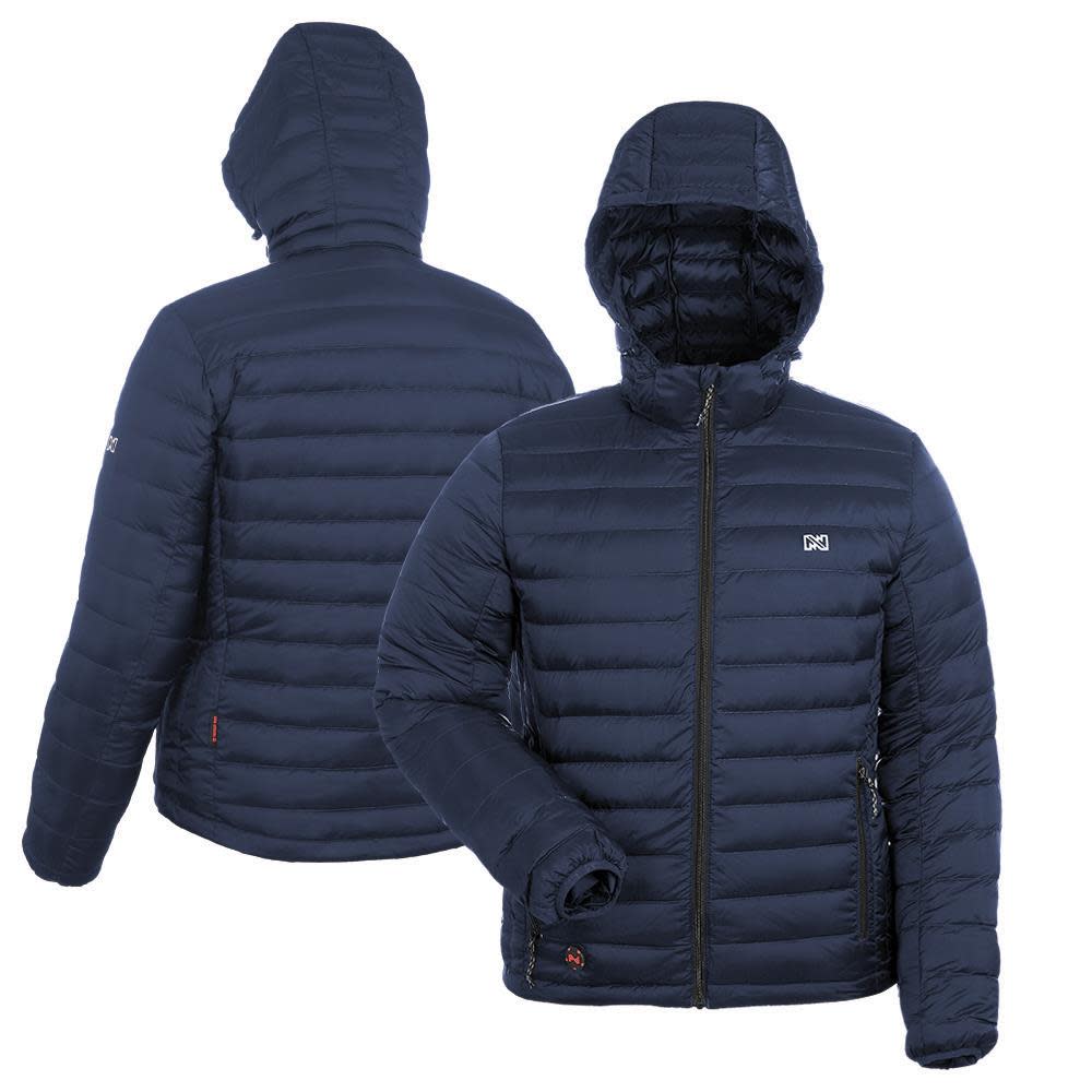 Mobile Warming Summit Heated Jacket 12 Volt Mens Navy 2XL