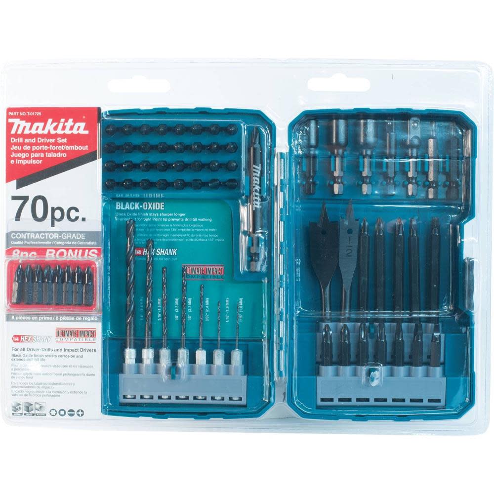 激安店舗 Makita 70 piece Bit Set T-01725 - Acme Tools メンテナンス