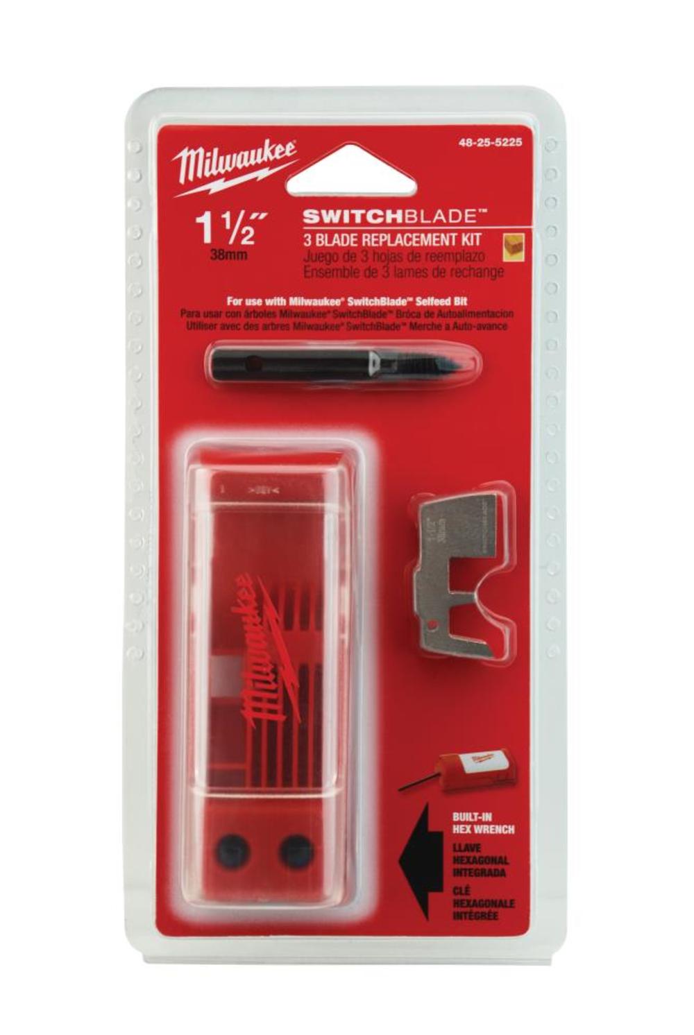 Milwaukee 1-1/2 in. SwitchBlade 3 Blade Replacement Kit