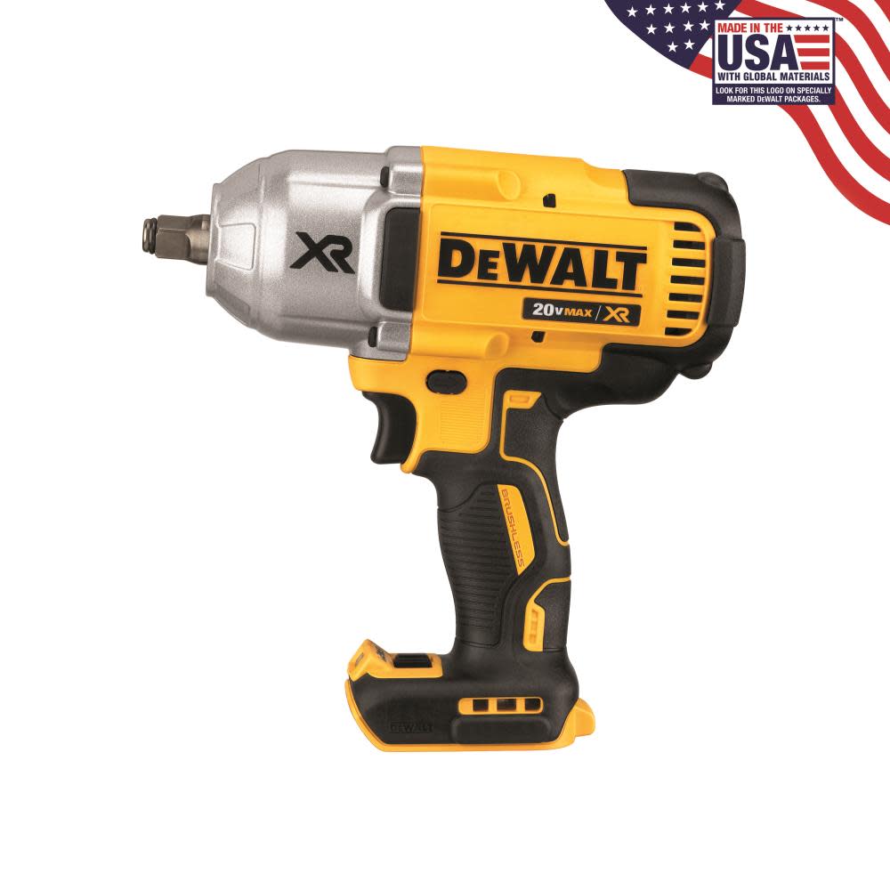 

DEWALT 20V MAX XR 1/2" Impact Wrench with Hog Ring Anvil Bare Tool