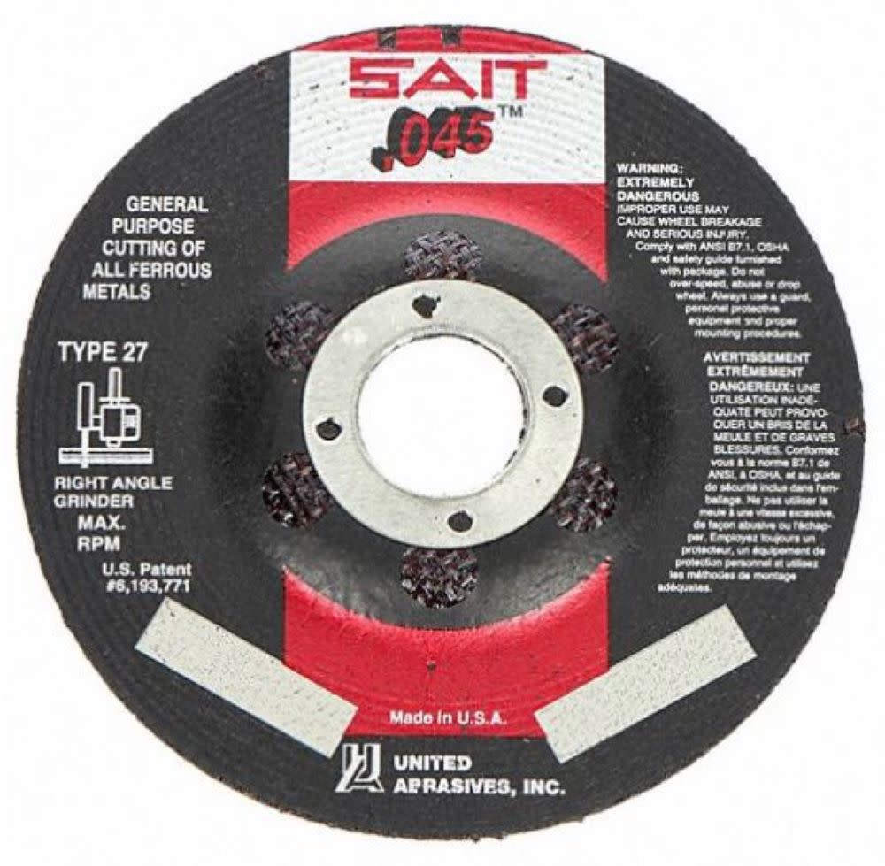 

United Abrasives A60S 4 1/2" Cutting Wheel .045 x 7/8"