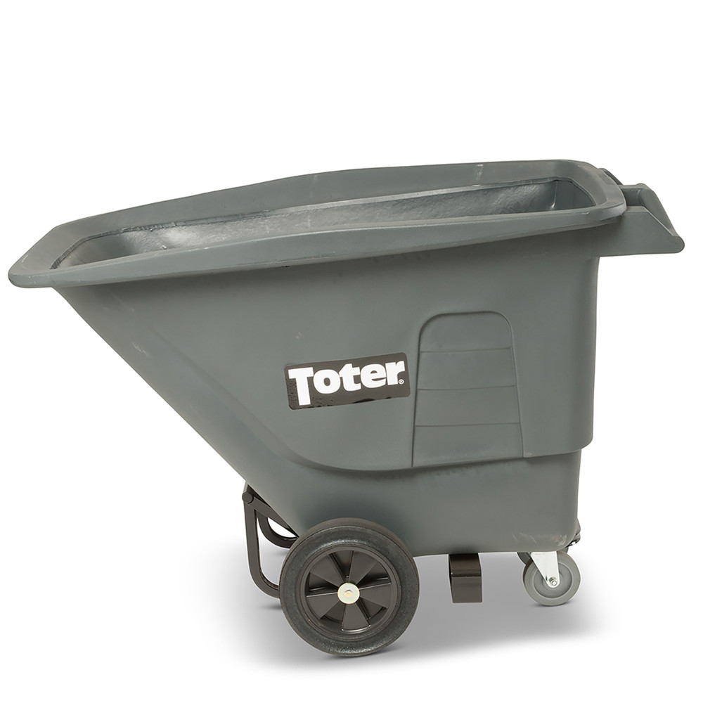 

Toter 1/2 Cubic Yard 400 lbs Capacity Utility Duty Tilt Truck Gray
