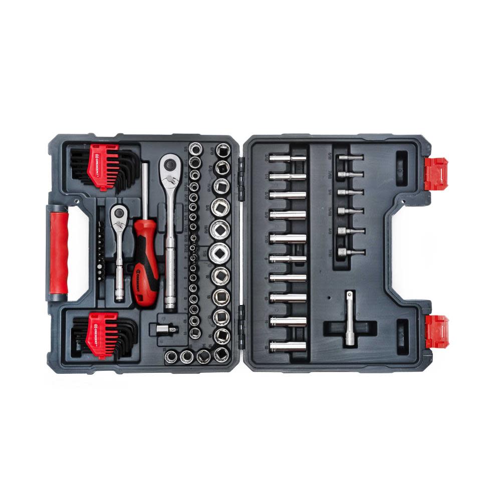 

Crescent 1/4" & 3/8" Drive Mechanics Tool Set 84pc