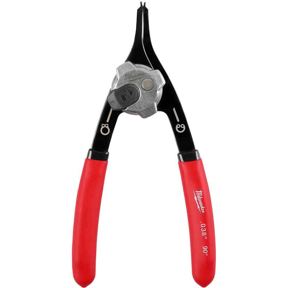 Milwaukee .038 in Convertible Snap Ring Pliers 18 Degree 48-22