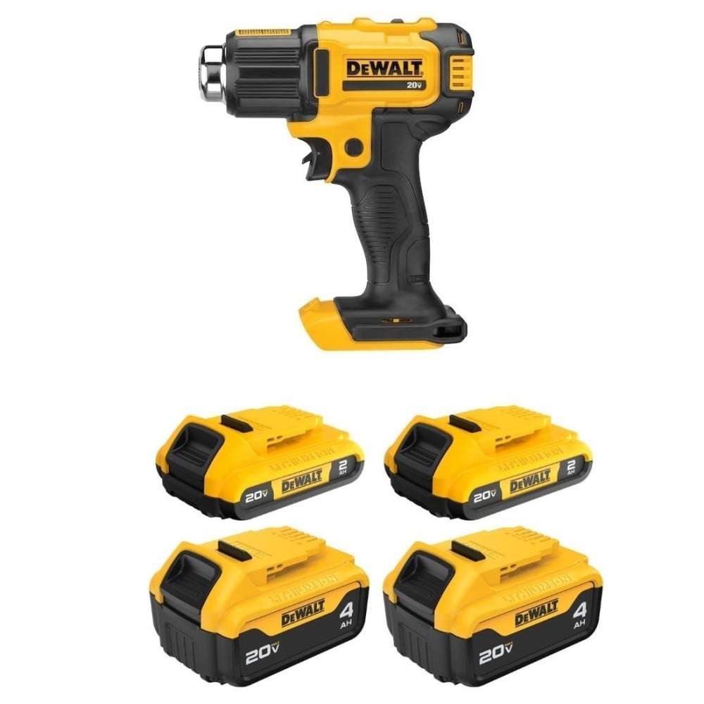 View DEWALT 20V MAX 6.7 Cfm Cordless Heat Gun & Battery Pack Bundle