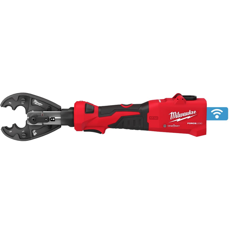 Milwaukee M18 FORCE LOGIC 6 Ton Linear Utility Crimper with BG-D3 Jaw