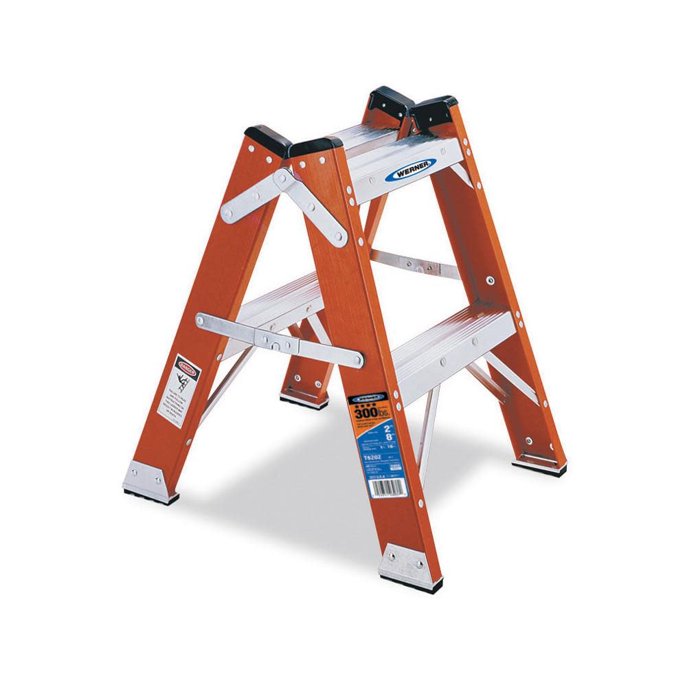 

Werner 2 Ft. Type IA Fiberglass Twin-Step Stool