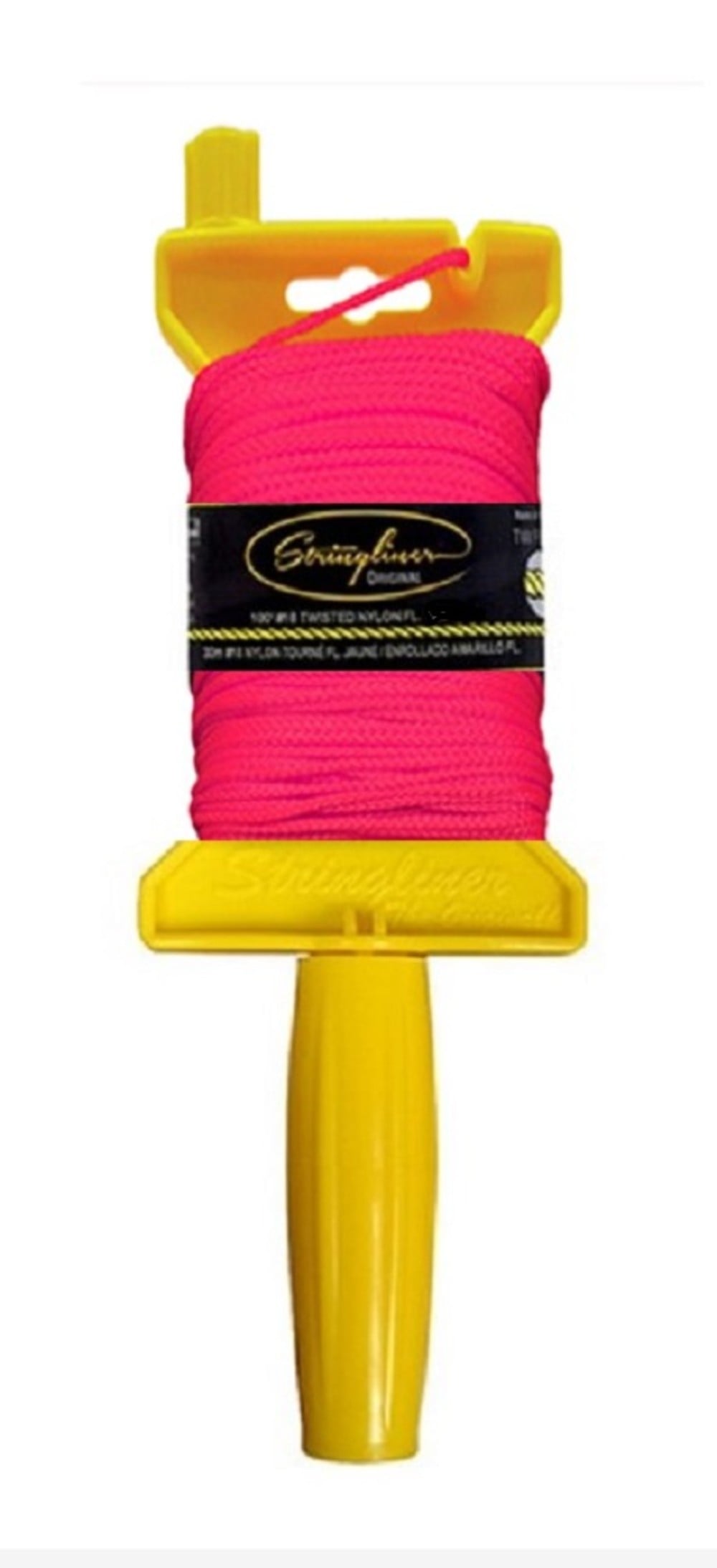 Stringliner Original Braided Fluorescent Pink 500 ft with Reel 11762 ...