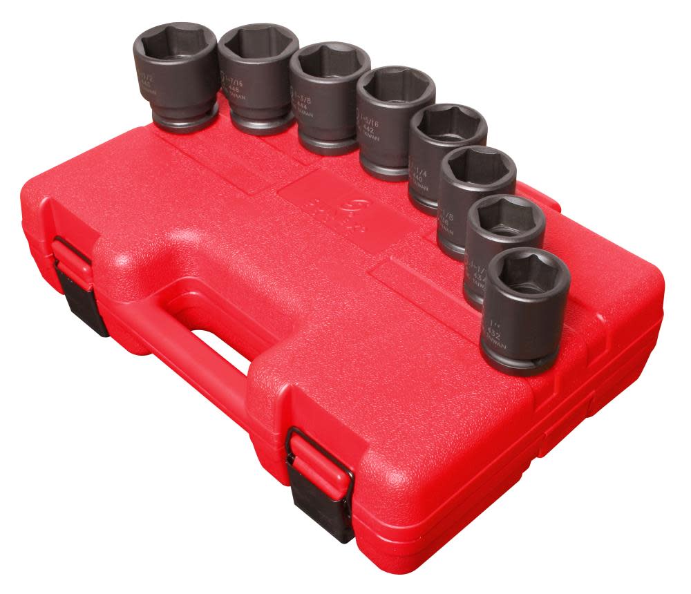 

Sunex 3/4 In. Drive SAE Impact Socket Set 8 pc.