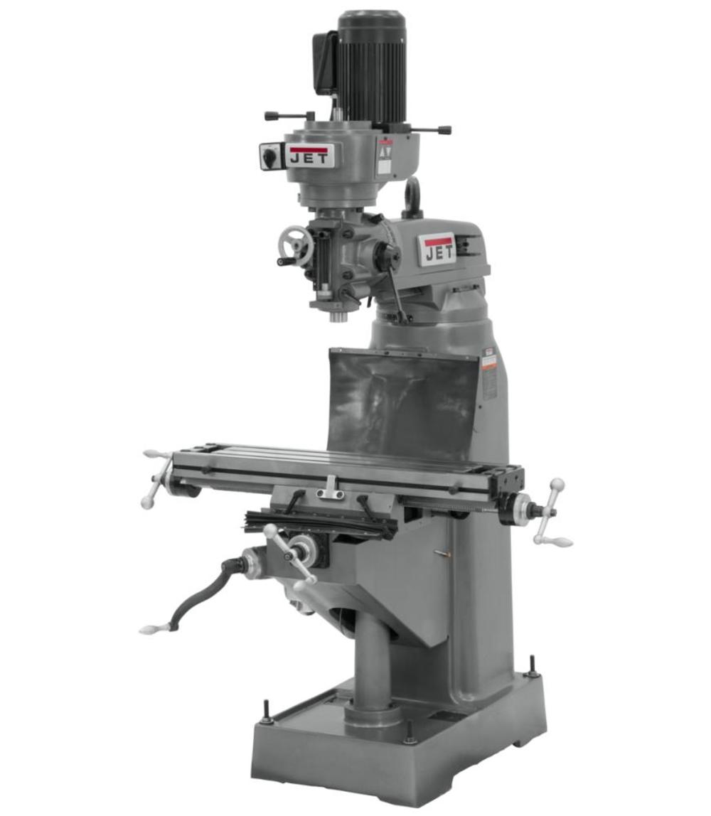 

JET JVM-836-1 Step Pulley Milling Machine 115V 1PH