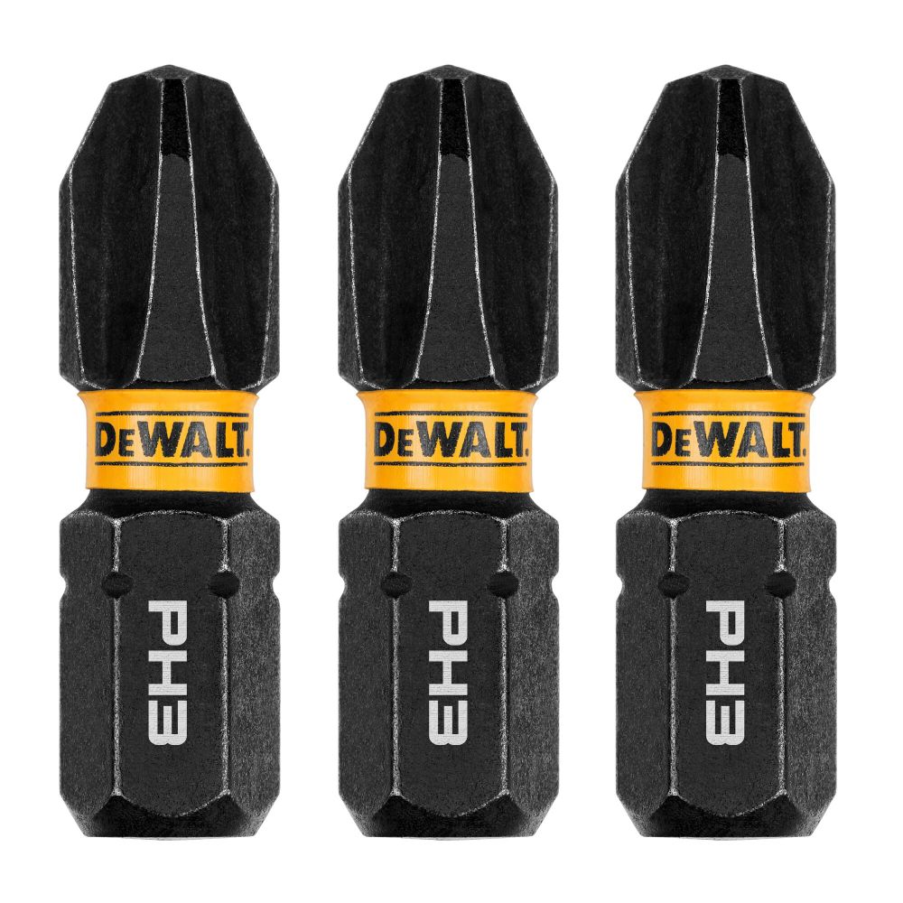 DEWALT 1In Phillips #3 Flextorq 3 Pack DWAF1PH3IR3 - Acme Tools