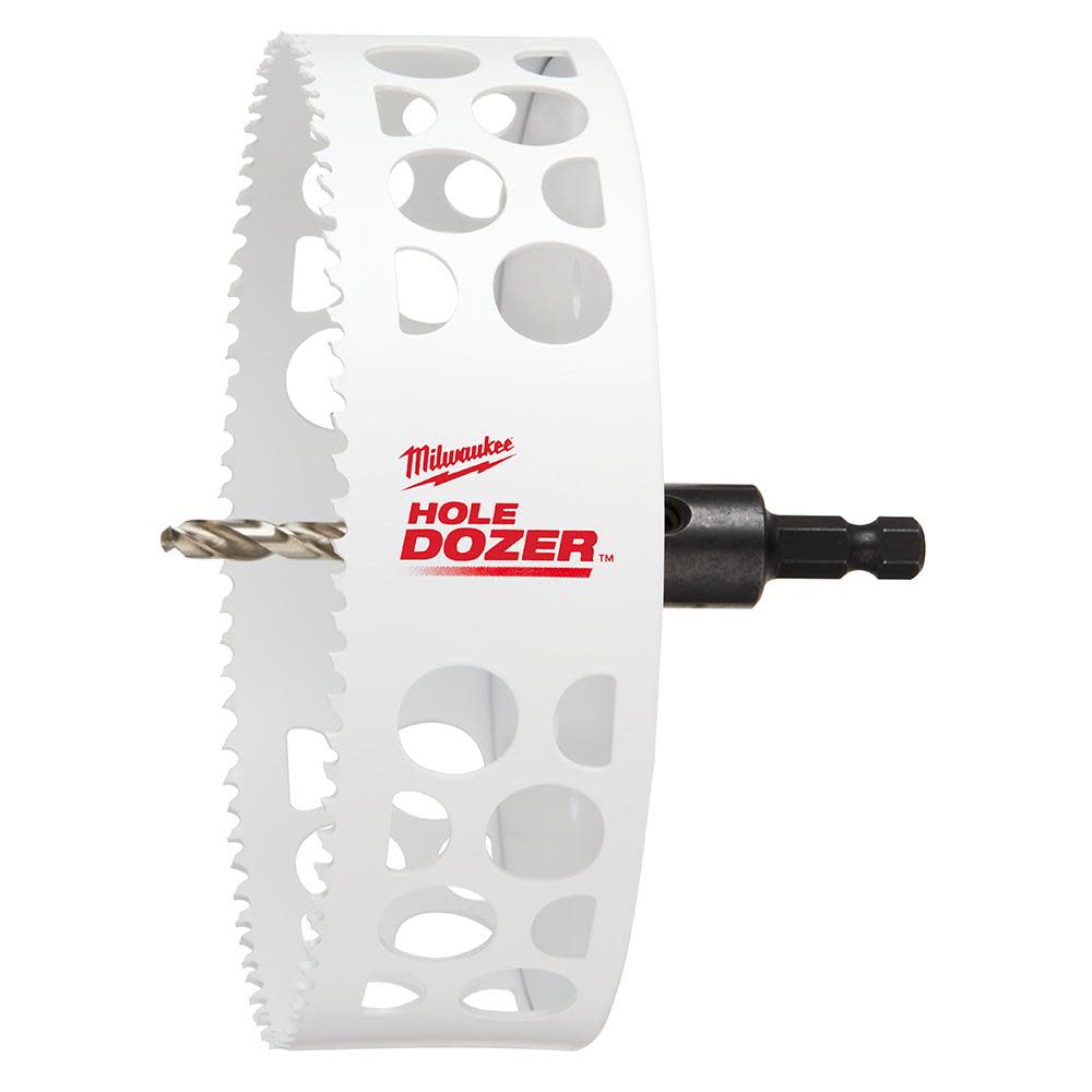 Milwaukee 6" HOLE DOZER Bi-Metal Hole Saw with Arbor