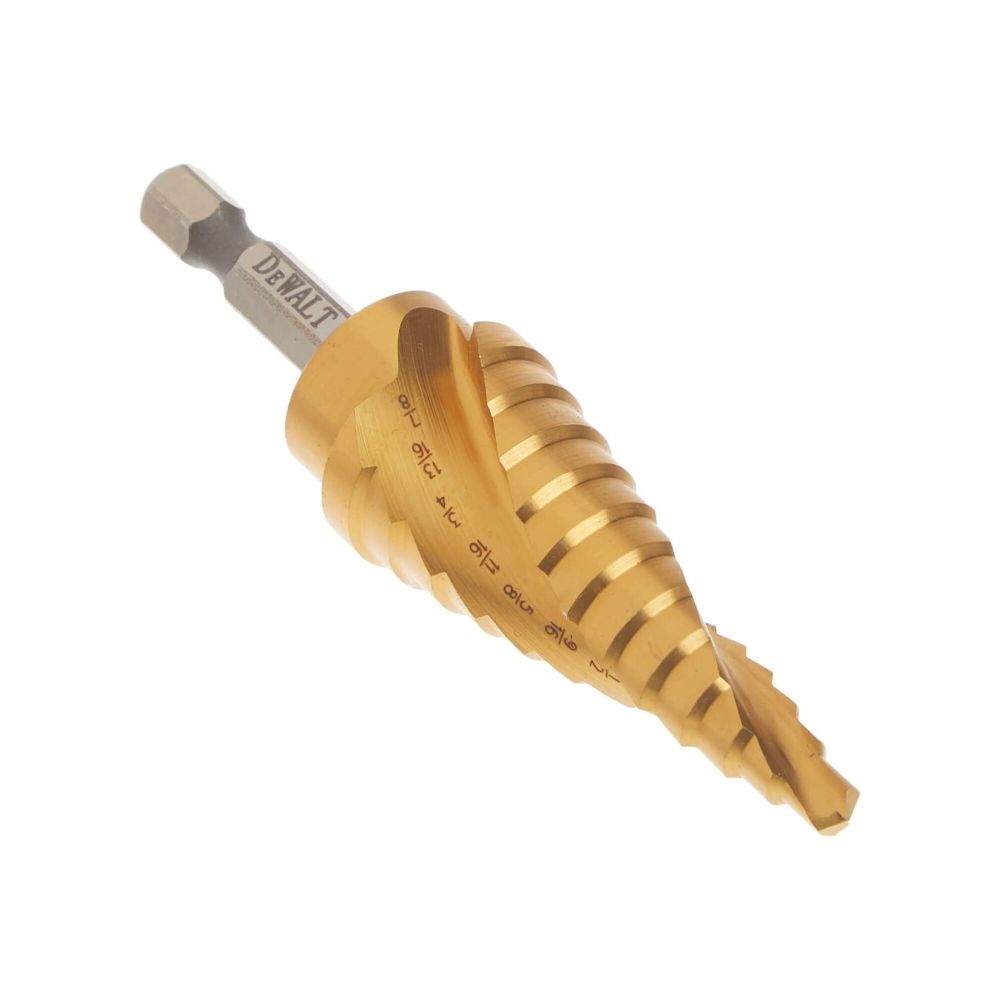 DEWALT 3 16 In. to 7 8 In. Impact Ready Step Drill Bit DWA1786IR Acme Tools
